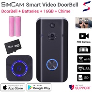 Video Doorbell Smart WiFi Doorbell Package Video Intercom Wireless Remote Doorbell Camera with Indoor Chime