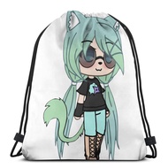 Yasia Gacha Life Series - The Tomboy Drawstring Backpack Sport Bag Gym Sack