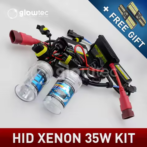 2025 XENON HID KIT HEADLIGHT LAMP SLIM DC BALLAST Bulbs H7 H3 H7 H8 H9 H11 35W 9005 9006 4300K, 5000
