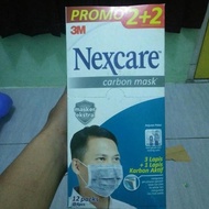 DISKON MASKER 3M NEXCARE EXTRA CARBON 4PLAY 48PC KERIN.ANI