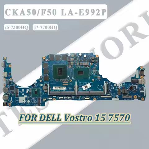 0K6GMV 0DP02C for Dell Vostro 15 7570 Laptop Motherboard Notebook Mainboard W/ i5-7300HQ i7-7700HQ C