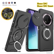 For Honor X9c Shockproof Push Window Protection Lens Casing Magnetic Ring Stand Holder Back Cover Ph