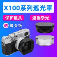 JJC Fuji X100VI Hood X100V X100F X1006 Generation Hood Cover Filter Adapter Ring Accessories