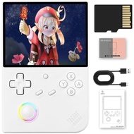 G350 Retro Handheld Game Console , 3.5 Inch IPS Screen Linux System Built-in 32G TF Card 4371 Games 