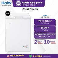 Haier 103L 6-in-1 Convertible Chest Freezer / Anti-Bacterial / Fast Freeze - 4 Stars BD-138HME WAH L