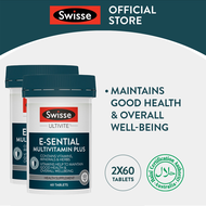 [EXP 19 NOV 2026] [Twin Pack] Swisse Ultivite E-Sential Multivitamin Plus 60 Tabs