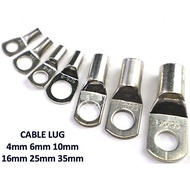 SC cable lug copper cable lug 4mm 6mm 10mm 16mm 25mm 35mm