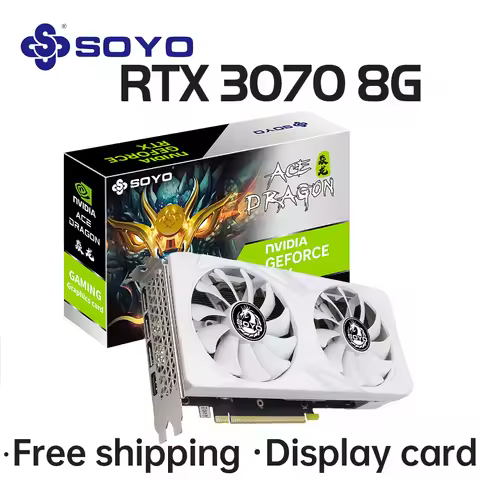 SOYO Gaming Graphics Cards NVIDIA GeForce RTX 3070 8GB/12G RTX3060Ti RTX3060 RTX3050 Desktop GPU Vid
