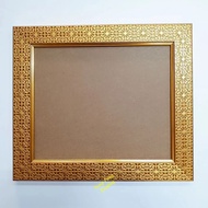 Ready Stock Fiber Wood Frame 8R 8R+ 8RW A4 10R 11R A3 12R Acrylic Bronze Gold Classic Pattern Pictur