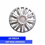 COVER VELG SPORT WHEEL DOP RODA LOWIN DESIGN 5063 A SILVER - 1 SET 4PC