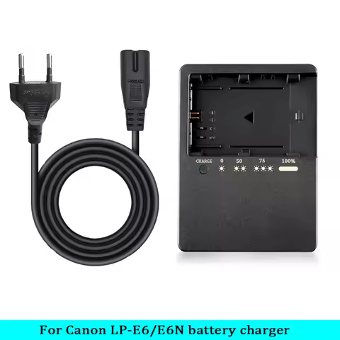 New LC-E6E LC-E6 Charger For Canon LP-E6 LP-E6N LP-E6NH Battery EOS 70D 60D 5D Mark III 5D 6D 6D MAR