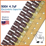 1PC 500V 4.7UF Electrolytic Capacitor Kapsitor 500V4.7UF