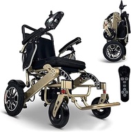 Lightweight for home use Intelligent Remote Control Electric Wheelchair Model Folding Ultra Lightweight Electric Power Wheelchair Air Travel Heavy Duty Mobility Motorized Portable Power Chair