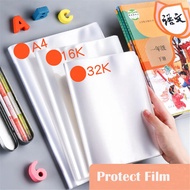 10 Sheets A4 A5 B5 Notebook Covers Self-adhesive Book Cover Waterproof Planners Book Case for Studen