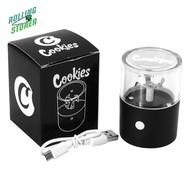 เครื่องบดสมุนไพร ที่บดสมุนไพร COOKIES Premium Mini Metal Electric Grinder Charge Spice Crusher Herb