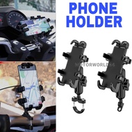 ANTI VIBRATE PHONE HOLDER SIDE MIRROR / PHONE HOLDER HANDLEBAR / TOURING BIKE PHONE HOLDER / GPS HOL