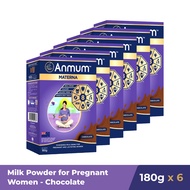 Anmum Materna Pregnancy Milk Powder Chocolate 180G x6