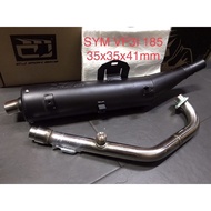 CJ IPOH EXHAUST SYM VF3I 185 VFB 35x35mm (free fiber)