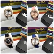 Caoch rubber diamond analog watch women watch hot items full set with box manual booklet paper bag r