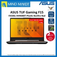 Asus TUF F15 Gaming FX506L-HHN080T B.Red 15.6 FHD AG 144Hz IPS Laptop (i5-10300H/W10/8GB/512GB NVMe SSD/NVIDIA GTX1650)