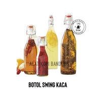 Swing Glass Bottle Glass Bottle/ for Drinks Bottle/ with Swing Cap
