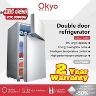 2 door refrigerator  Energy Conservation Mini Mute freezer 80L Home/commercial雙開門冰箱