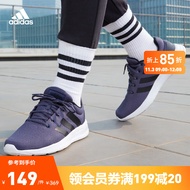 adidas阿迪达斯官方LITE RACER CLN 2.0男子冬季跑步运动鞋GY5975 蓝紫色 42(260mm)