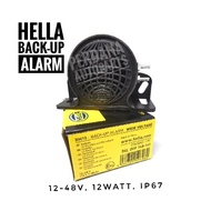 HELLA Multivolt 12-48v 110dB Reverse Horn (Original HELLA) Back Buzzer, Reverse Alarm