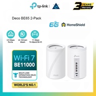 TP-Link Deco BE65 BE11000 Whole Home Mesh WiFi 7 System Tri-Band (1pack/2pack/3pack)