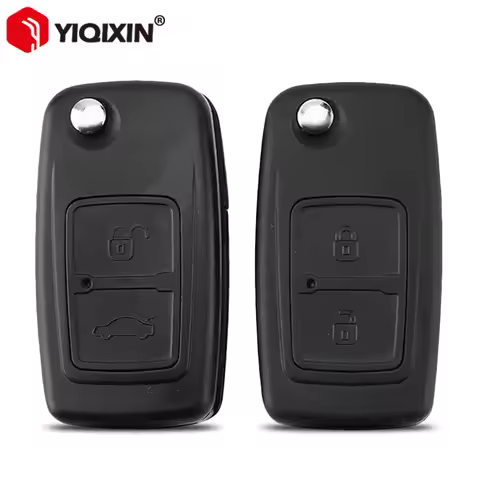 2 Button Flip Remote Key Shell Case Fob For Chery Tiggo A1 E5 A5 Fulwin Cowin Easter Fora Elara Ego 