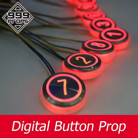 Room Escape Props Digit Buttons Prop press buttons by correct sequence to open lock room escape prop