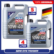 (5L/4L) Liqui Moly MOS2 LEICHTLAUF 10W40 Semi Synthetic Engine Oil (5 Liter/4 Liter) 10W-40