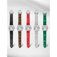 Suitable for Cartier SANTOS Strap Male SANTOS 100 SANTOS Calendo Bo Genuine Leather Watch Strap Fema