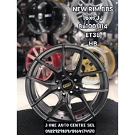 NEW RIM 16 BBS FOR WAJA GEN2 VIOS PERSONA MYVI ALZA YARIS JAZZ CITY