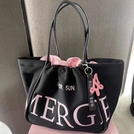 EDERN 2025 แท้ใหม่ กระเป๋า Merge ขนาดใหญ่ Merge A Day Bag กระเป๋า Tote กระเป๋าสะพายไหล่ผู้หญิงแฟชั่น
