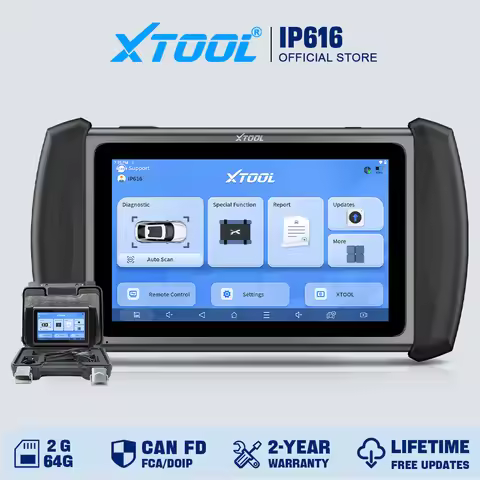 XTOOL InPlus IP616 All System Car Diagnostic Tools Automotive Scanner 34+ Reset Build-in FCA All Fun