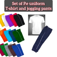 【Hot sale】P.E. Uniform For School/ Deped School Pe Uniform/T-Shirt And Jogging Pants