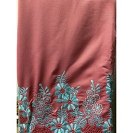 Kain Pasang Indonesia/ Baju Kurung/ Jubah/ Kain Pasang/ Sulam