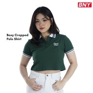 BNY LADIES' BOXY CROPPED POLO SHIRT (247)