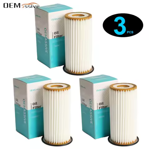 For VW Golf 7 Passat B8 Skoda Octavia Superb 3PCS Engine Oil Filter 06L115562B High Performance Repl