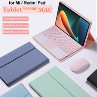 Tablet Cover For Mi Pad 6 Pro 11in,Keyboard Case For Xiaomi Pad 5 Pro 11 12.4 Inch, Keyboard Cover for Redmi Pad SE 11" 10.61"