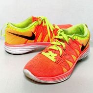 NIKE FLYKNIT LUNAR 2 WMENS 二手 慢跑鞋 橘黃色 編織 US6 23.5號 620658-603 TP0-21 #賣衣求榮