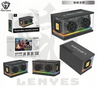 SPEAKER LENYES S839 RGB TRANSPARENT 80W BASS STEREO TWS BLUETOOTH - Elard Store 33