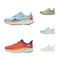 New  Hoka One One Clifton Klefton 8 blue gold white red, professional shock -absorbing highway runni