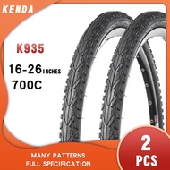 2PCS KENDA K935 700*35C Bicycle Tire 16 18 20 24 26 Inches 1.5 1.75 1.95 700*38 40 45C 26*1-3/8 Mountain Bike Tires