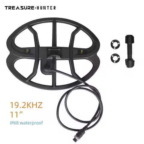 Metal Detector Accessories 19.2khz 11 Inch Search Coil with Screw Professional Waterproof for GT800 