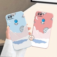 003 Case Oppo A5S/A12/ A7/A11k/F9/REALME 2 PRO/A3S/A1KRealme C2 Space Planet Motif - Astronaut Softc