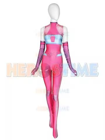 Aelita SchaeYFer Code Lyoko Maya Cosplay Costume 3D Print Spandex Halloween Cosplay Costume for Adul