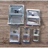 DDM Cake Mica 3X 4X 5X 6X 7C Contents +100pcs / Cake Mica Size 3X 4X 5X 6X 7C / Clear Cake Box Mica