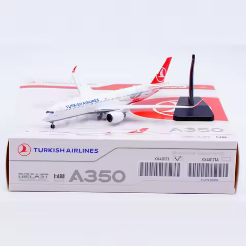 XX40171 Alloy Collectible Plane JC Wings 1:400 Turkish Airlines "StarAlliance" Airbus A350-900XWB Di